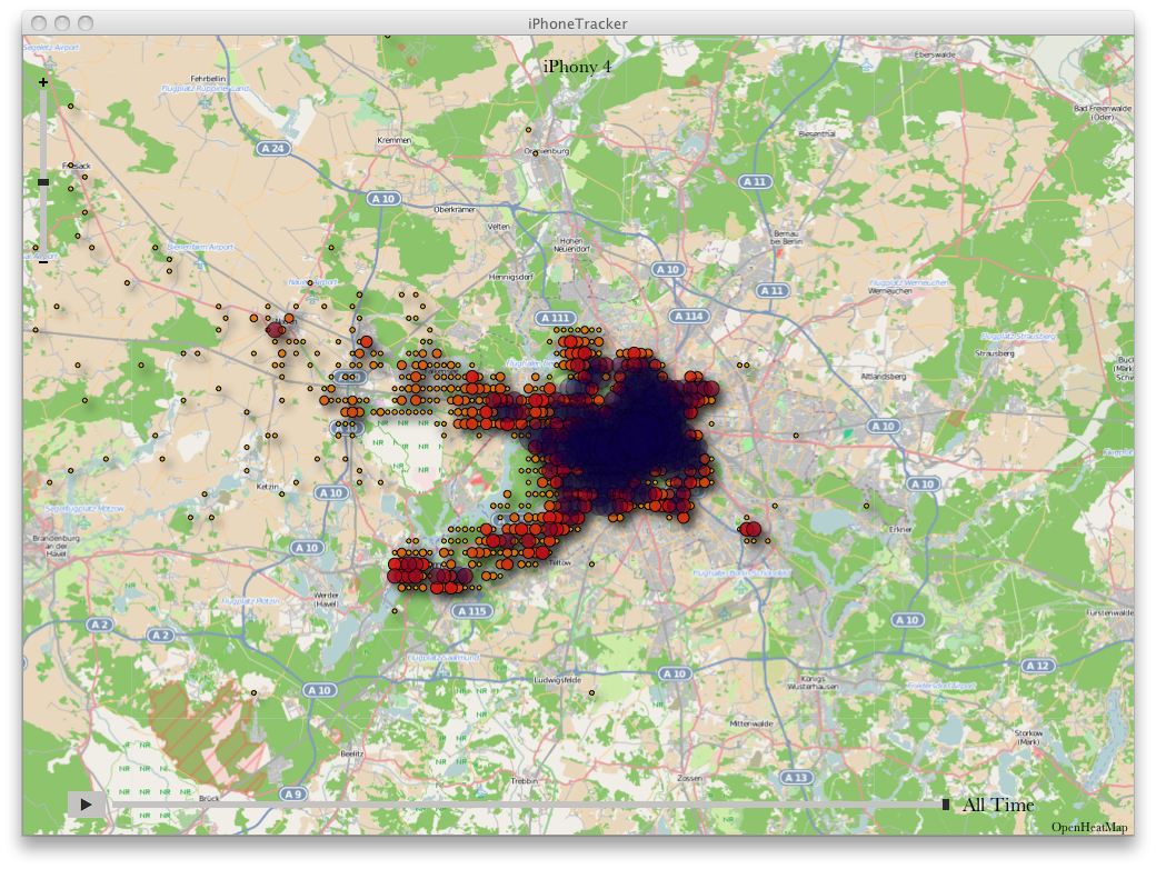 Bewegungsverhalten in Berlin und Umgebung